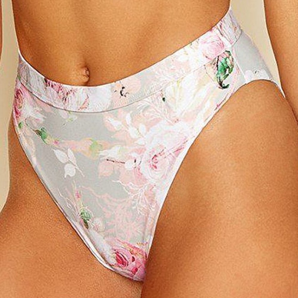 Dippin' Daisy's Ultra Bikini Bottoms English Garden Floral (XS)
